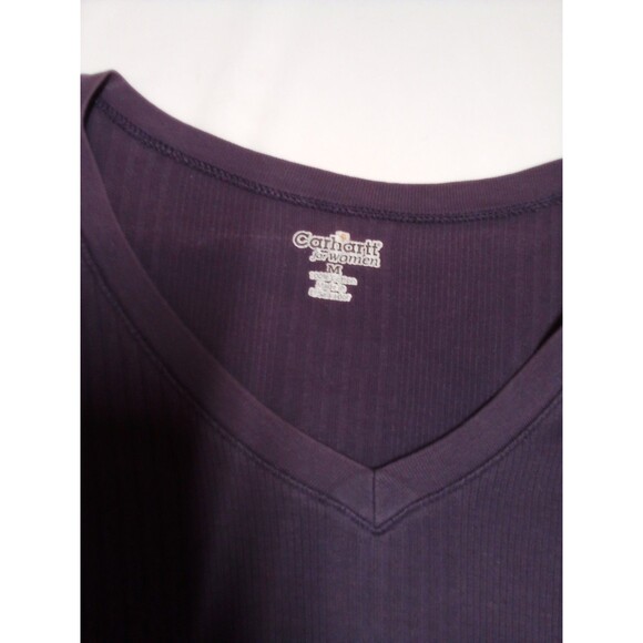 Women's Carhartt Long Sleeve Purple Shirt Size Medium Spots See Pictures - Picture 11 of 16